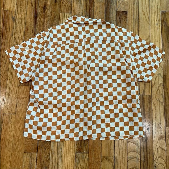 holiday the label camel/cream check pyjama pants set - Picture 5 of 9